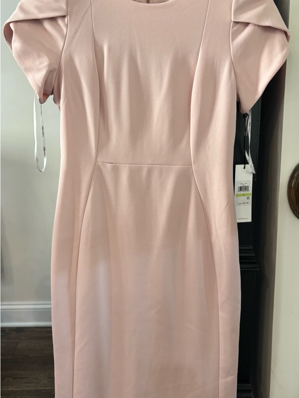 Calvin Klein Blush Pink Sheath Dress